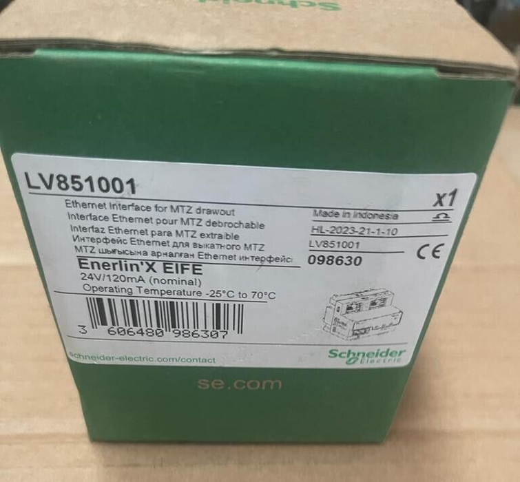 Schneider Electric Enerlin'X EIFE LV851001 Ethernet Interface for MTZ drawout