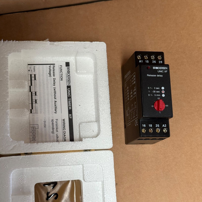Brodersen – UNIC XF (XF Series) – Off-Delay / Release Delay Timer Relay