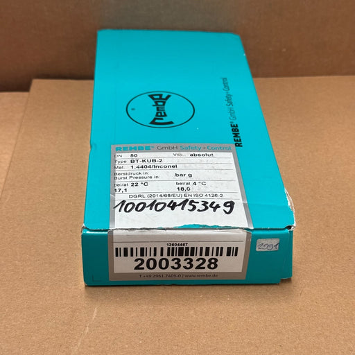 REMBE – BT-KUB-2 – CONTROL MEMBRAN BURSTING KIT