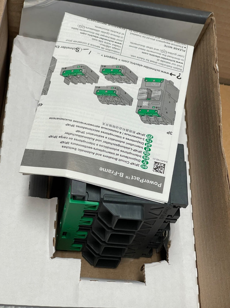 Schneider Electric – BGL46125LU – PowerPact B 125 A 4‑Pole Circuit Breaker