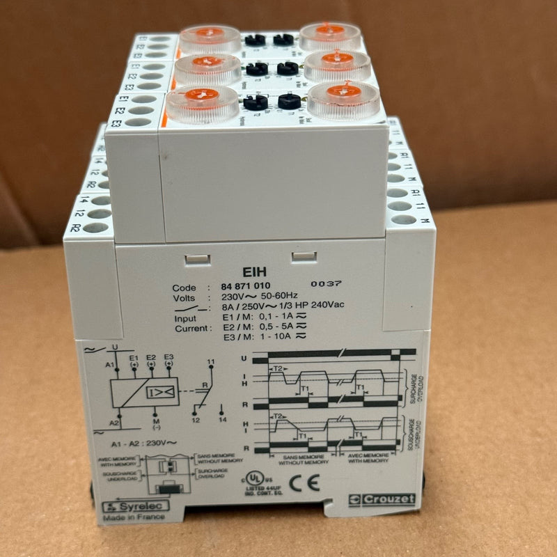Crouzet – 84871010 (EIH) – Current Control Monitoring Relay