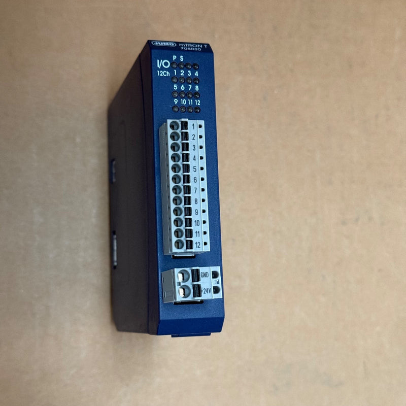 JUMO – 705030/36 – mTRON T 12-Channel Digital Input/Output Module / I/O Module
