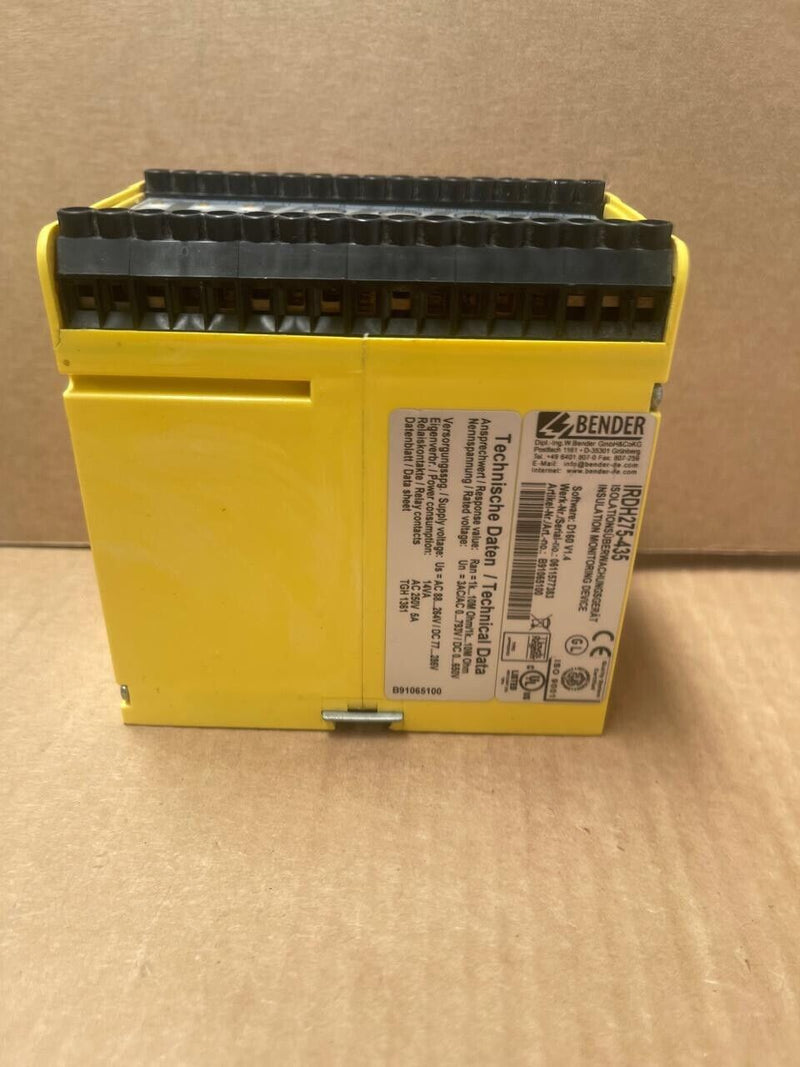 BENDER - ISOMETER - IRDH275-435 - Isolation Monitoring