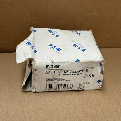 2PCs EATON – U-PKZ0(400V50HZ) / XTPAXUVR400V50H – UNDERVOLTAGE RELEASE