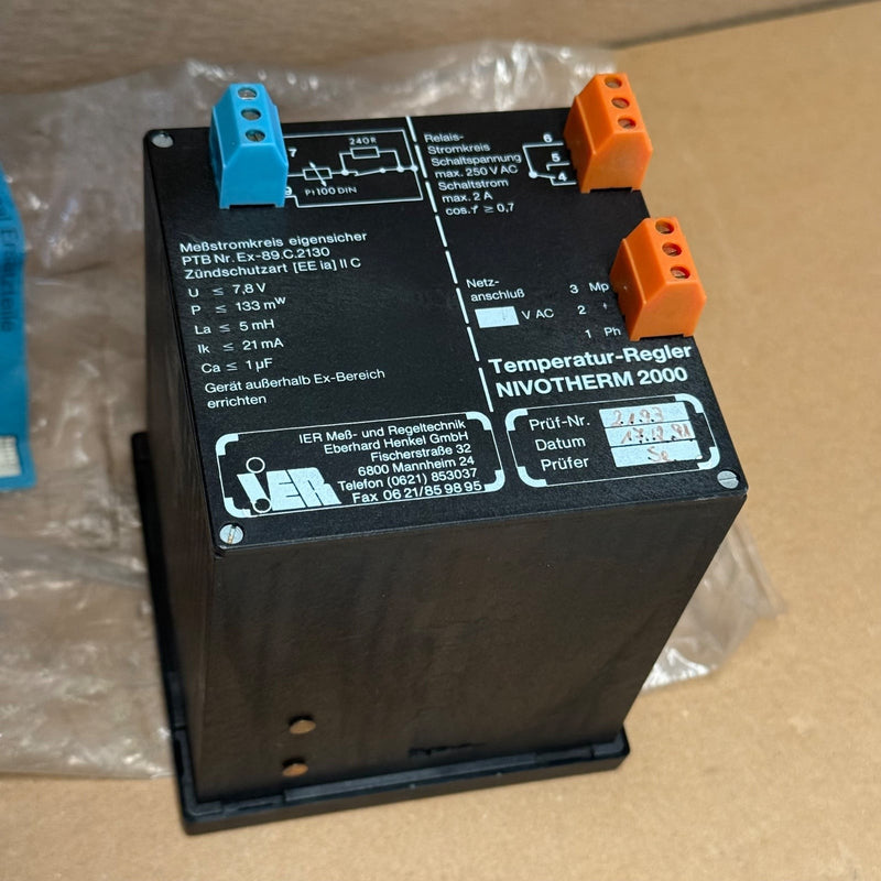 SIHI – Nivotherm 2000 – Temperature Controller / Level Controller Electronics