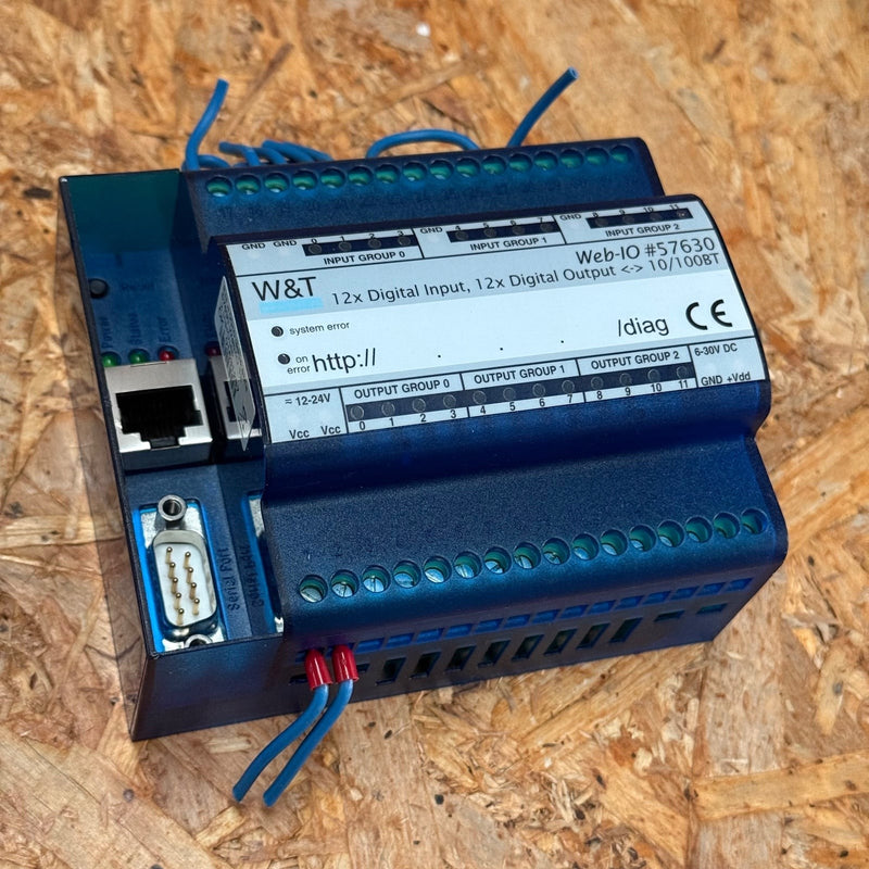 W&T – 57630 / Web-IO #57630 – Ethernet Digital I/O Gateway