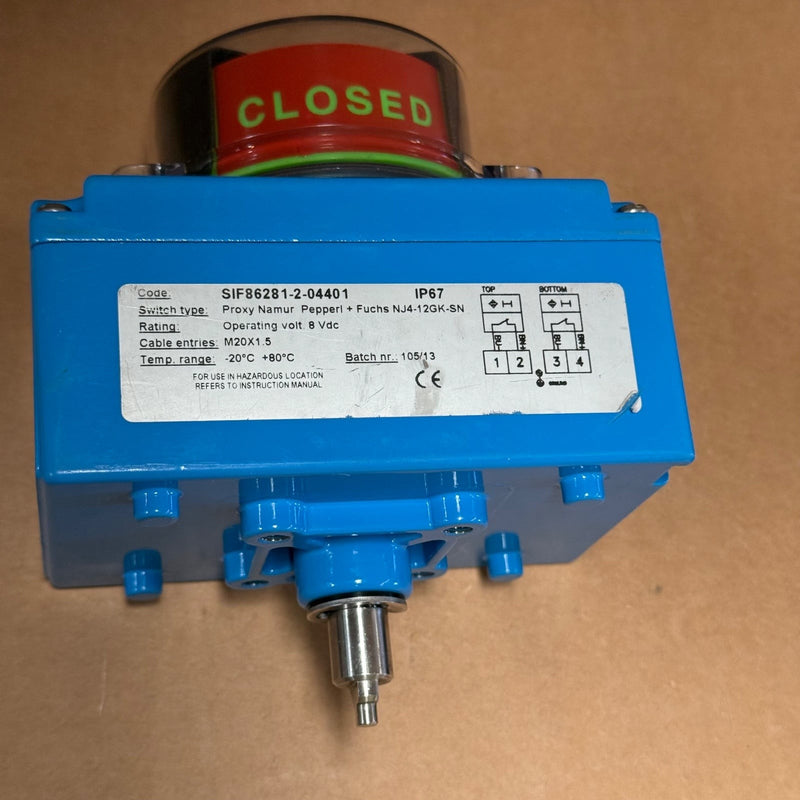 Soldo – SIF86281-2-04401 – SF Series Limit Switch Box Valve Position Transmitter