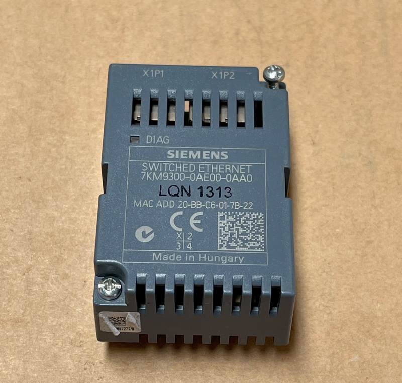 Siemens – 7KM9300‑0AE00‑0AA0 – Switched Ethernet PROFINET Module