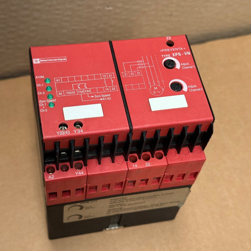Telemecanique – XPSVN1142 – Safety Relay / Zero Speed Monitoring Relay