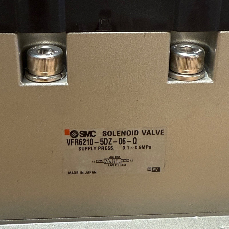 SMC – VFR6210-5DZ-06-Q – 5 Port Pilot Solenoid Valve