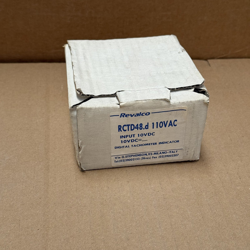 Revalco – RCTD48.D – 110VAC Digital Tachometer Indicator