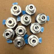 1PCs Parker – M6MSC1/2R-316 – 6mm to 1/2" BSPP Connector