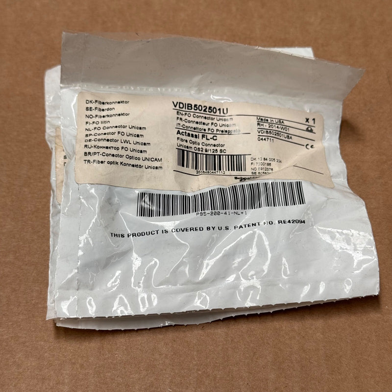 Schneider Electric – VDIB502501U – Actassi LC Fiber Optic Connector Unicam OS2