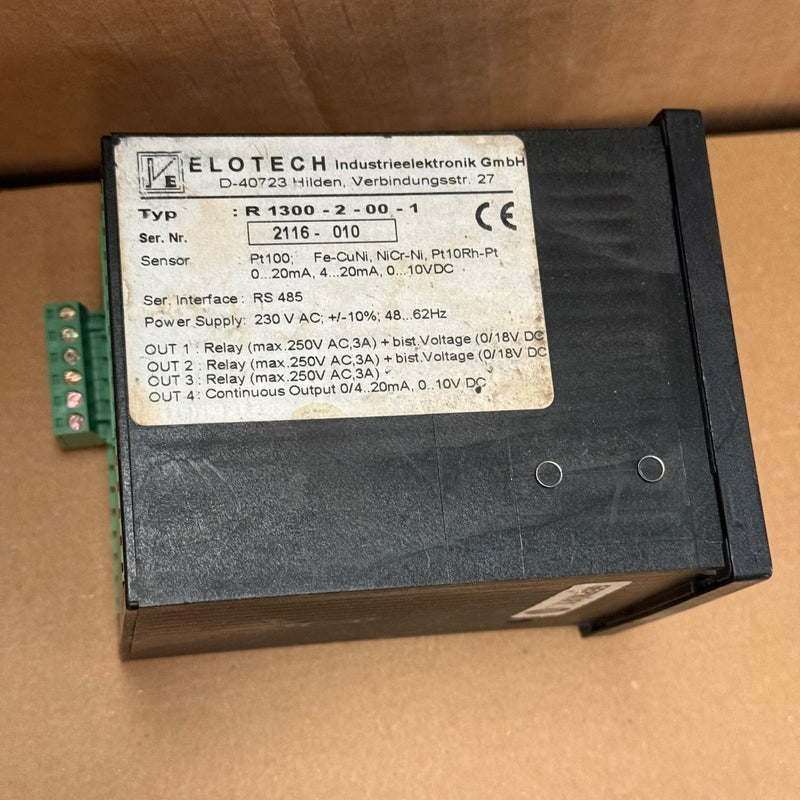 Elotech – R1300-2-00-1 – Universal PID Temperature Controller