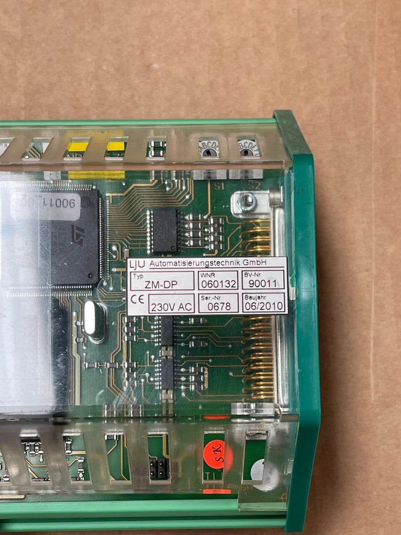 LJU ZM-DP Module 230V AC WNR 060132 BV-Nr. 90011 Ser.Nr. 0678 – Baujahr 06/2010