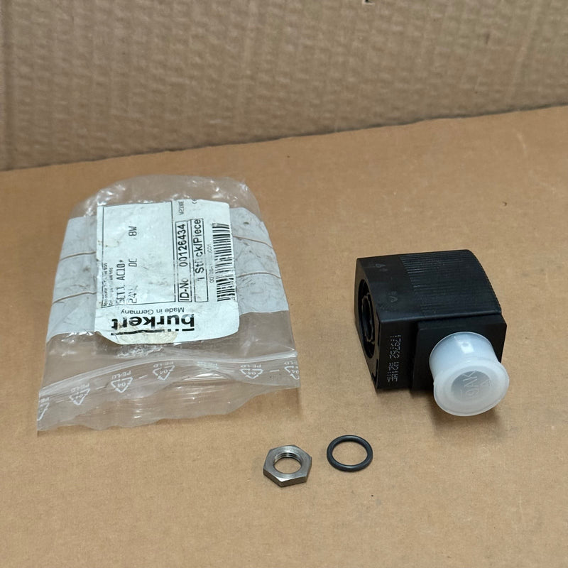 Bürkert – 00126434 (SET1 AC10 24VDC 8W) – Solenoid Valve Coil Set (24V DC, 8W)