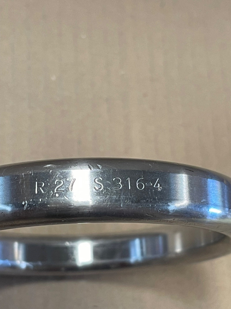 B.E. – R27 S316‑4 – Ring Joint Gasket ASME B16.20 Stainless Steel RTJ