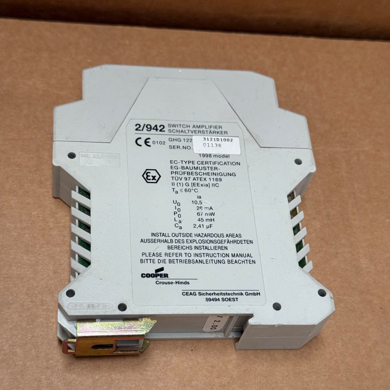 CEAG – GHG1223121D1002 / 2/942 – AMPLIFIER SWITCH
