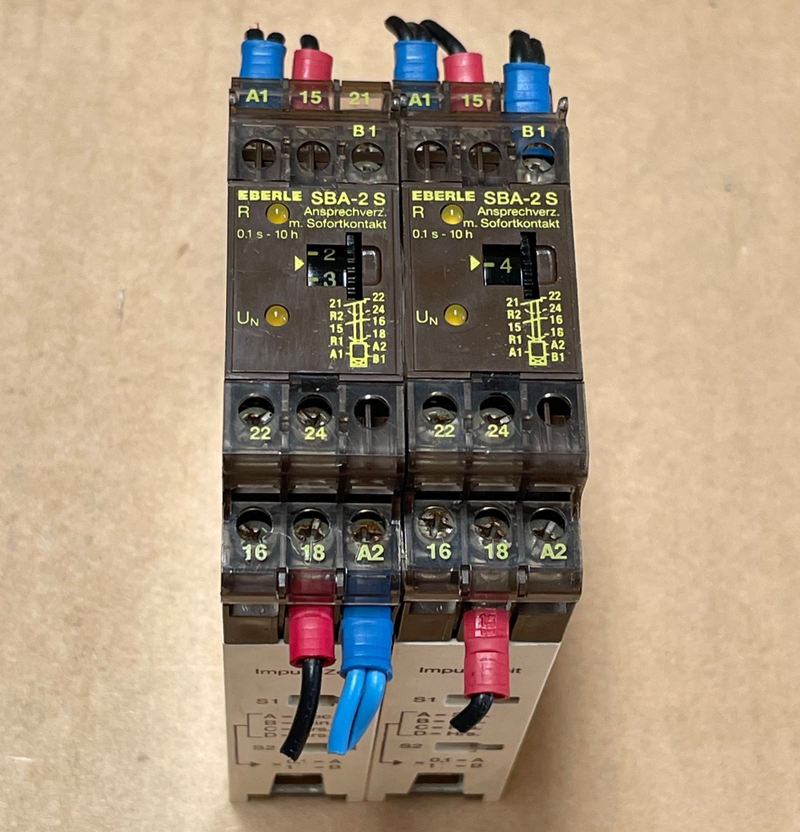 Eberle Controls – SBA‑2S – Industrial Time Delay Relay (0.1 s to 10 h)