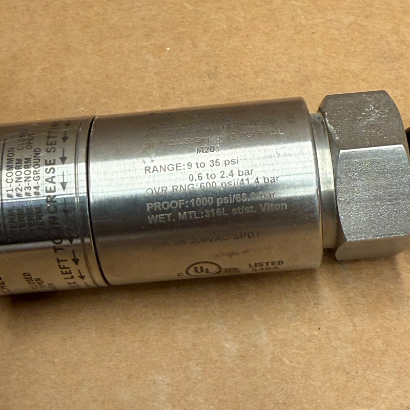 United Electric Controls – 12SHSN6A – Spectra 12 Dual Seal Pressure Switch