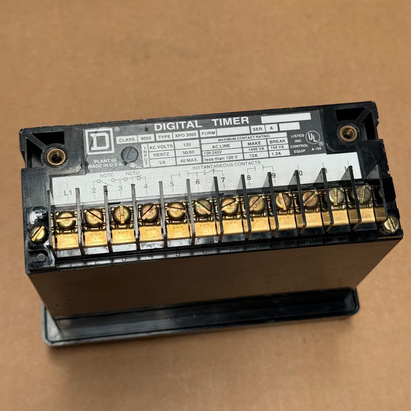 Square D – Class 9050 Type XPO 3000 – Solid State Digital Timer