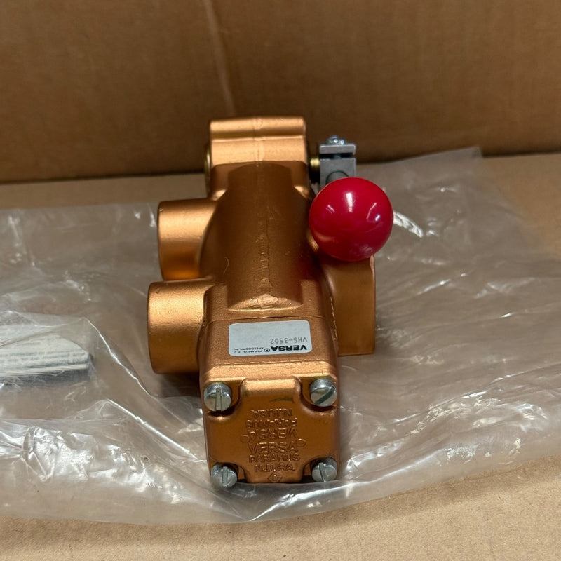 VERSA – VHS-3502 – Brass V-Series Directional Control Valve