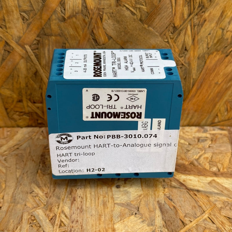 Rosemount – 333U (HART Tri-Loop) – HART-to-Analog Signal Converter (High Alarm)