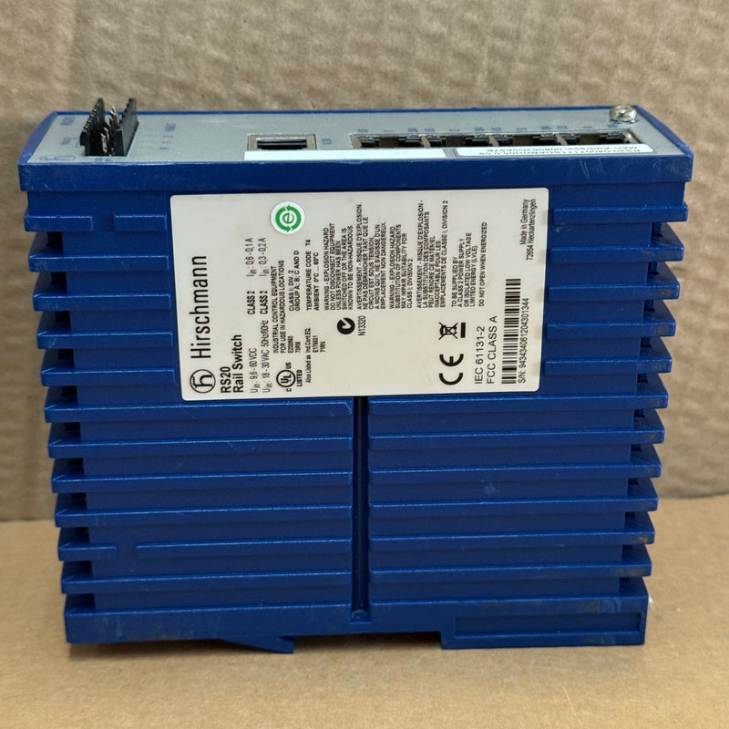 Hirschmann – RS20-0400T1T1SDABHH05.0.09 – Managed Industrial Ethernet Switch