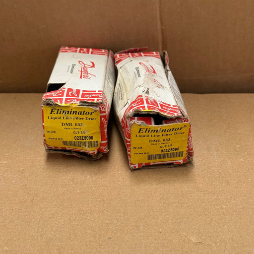 2PCs Danfoss – 023Z5090 (Type DML 033) – ELIMINATOR® Liquid Line Filter Drier
