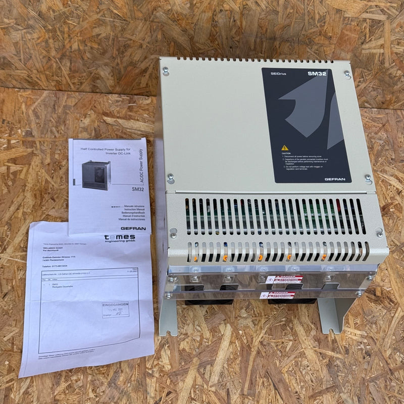 Gefran – SM32-480-185 – AC/DC Three-Phase Power Supply / DC Link Converter