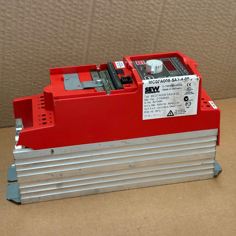 SEW-Eurodrive – MC07A008-5A3-4-00 – MOVITRAC 07 Frequency Inverter