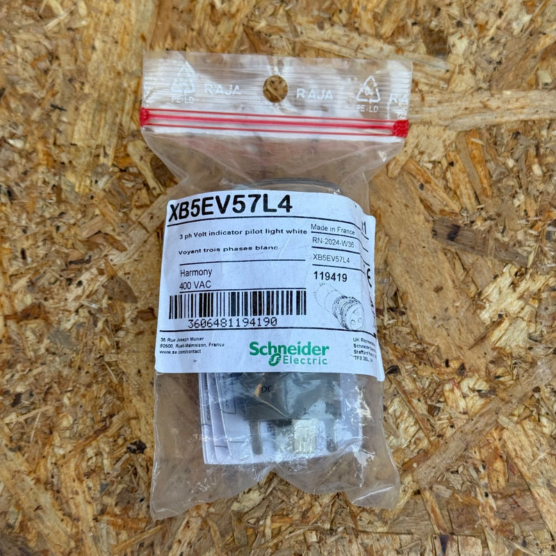 Schneider Electric – XB5EV57L4 – Monolithic 3-Phase Voltage Pilot Light