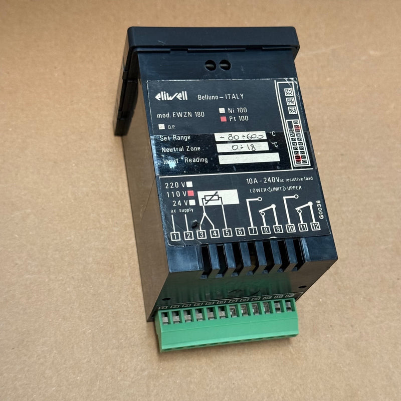 Eliwell – EWZN 180 (EWZN-180) – Vintage Industrial Temperature Controller 110V