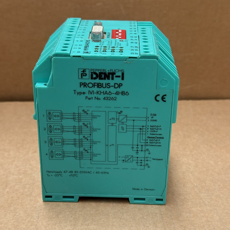 Pepperl+Fuchs – IVI-KHA6-4HB6 / 43262 – Profibus-DP Module
