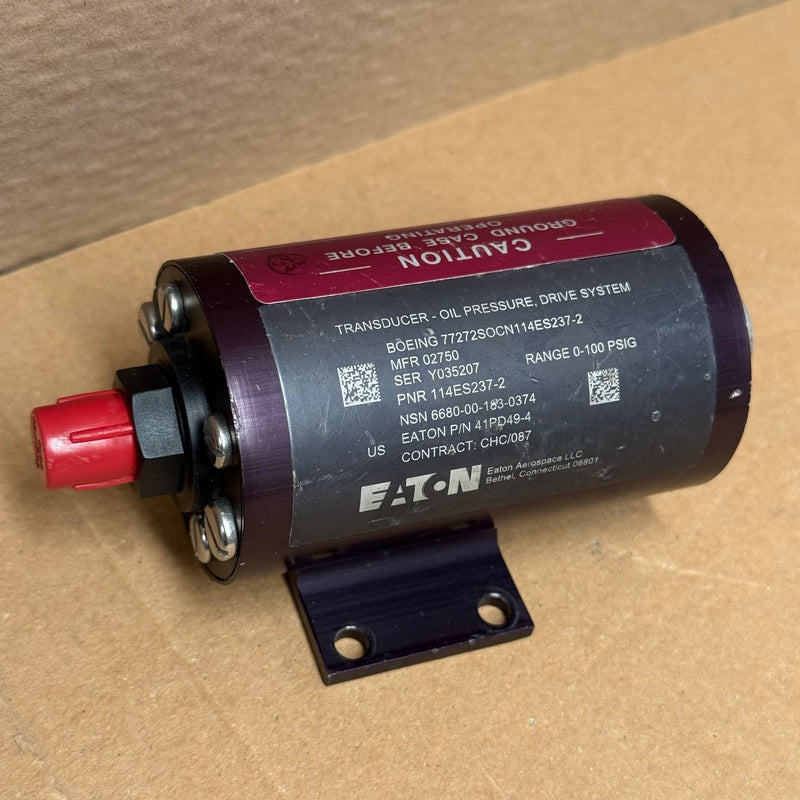 Eaton – 77272SOCN114ES237-2 (41PD49-4) – Aircraft Pressure Transducer