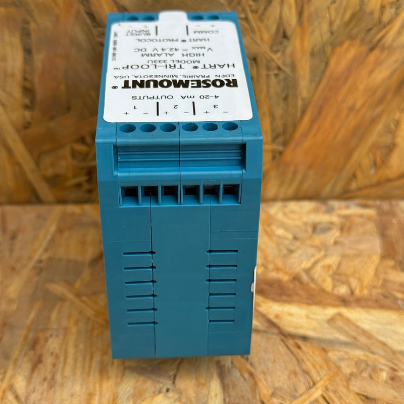 Rosemount – 333U (HART Tri-Loop) – HART-to-Analog Signal Converter (High Alarm)