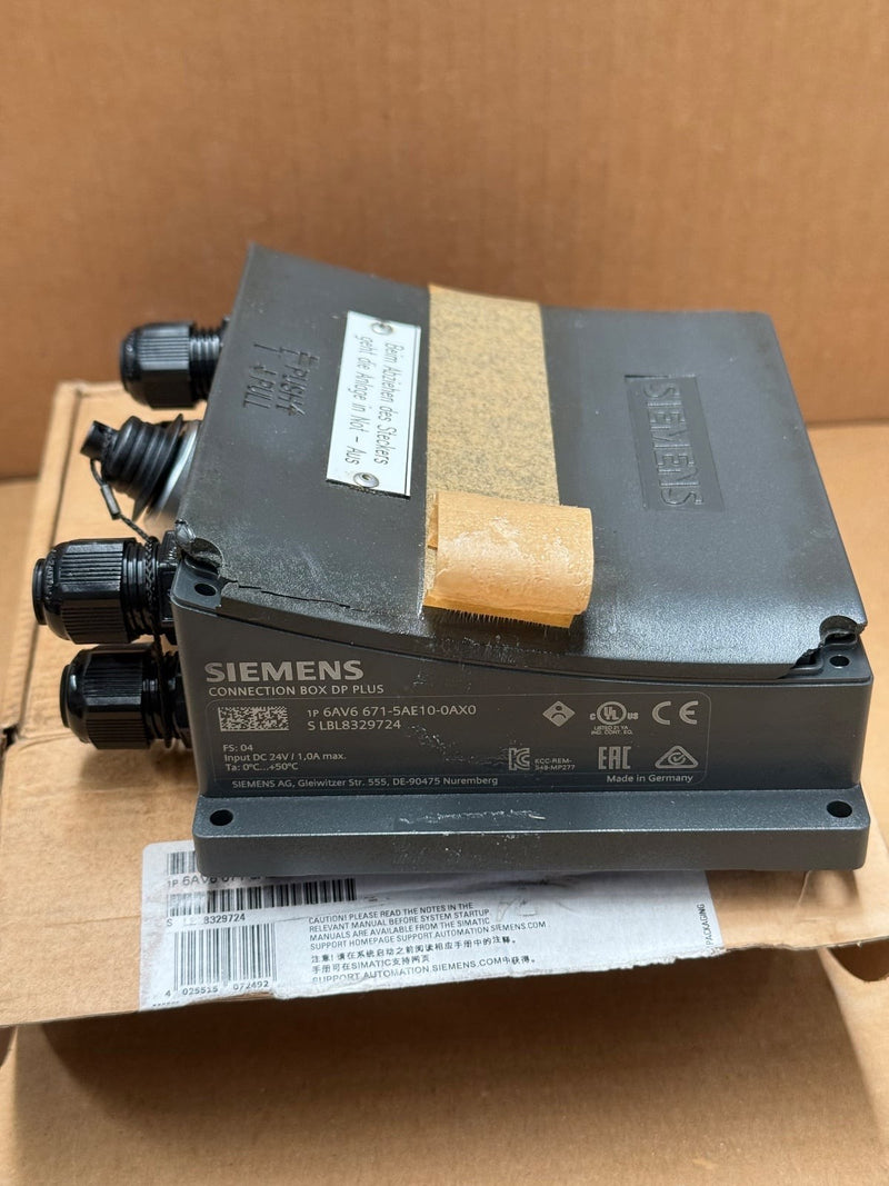 Siemens – 6AV6671-5AE10-0AX0 – SIMATIC HMI Connection Box DP Plus