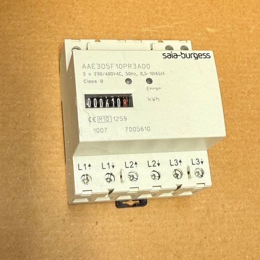 Saia-Burgess – AAE3D5F10PR3A00 – Three-Phase Mechanical Energy Meter
