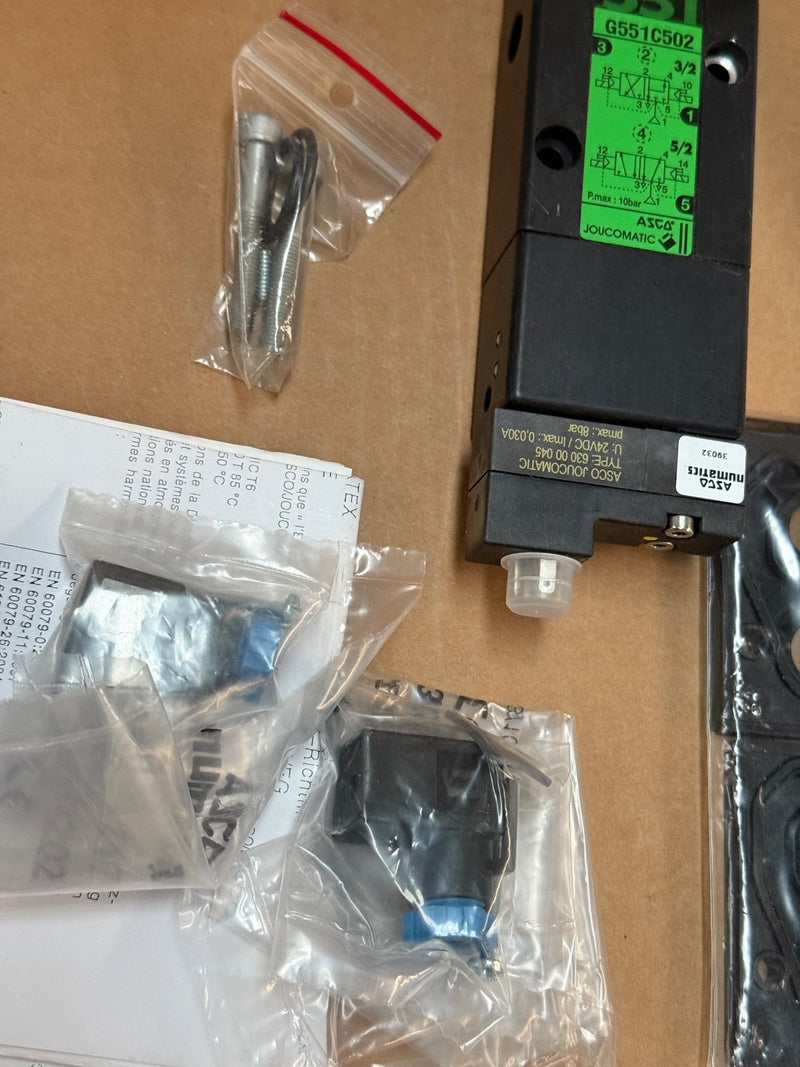 ASCO – G551C502GD – Series 551 Pneumatic Solenoid Operated Spool Valve