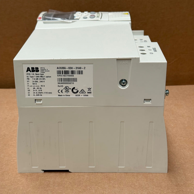 ABB – ACS355-03U-31A0-2 – ACS355 Micro Drive 7.5 kW
