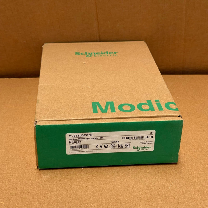 Schneider Electric – MCSESU083FN0 – Modicon Standard Unmanaged Ethernet Switch