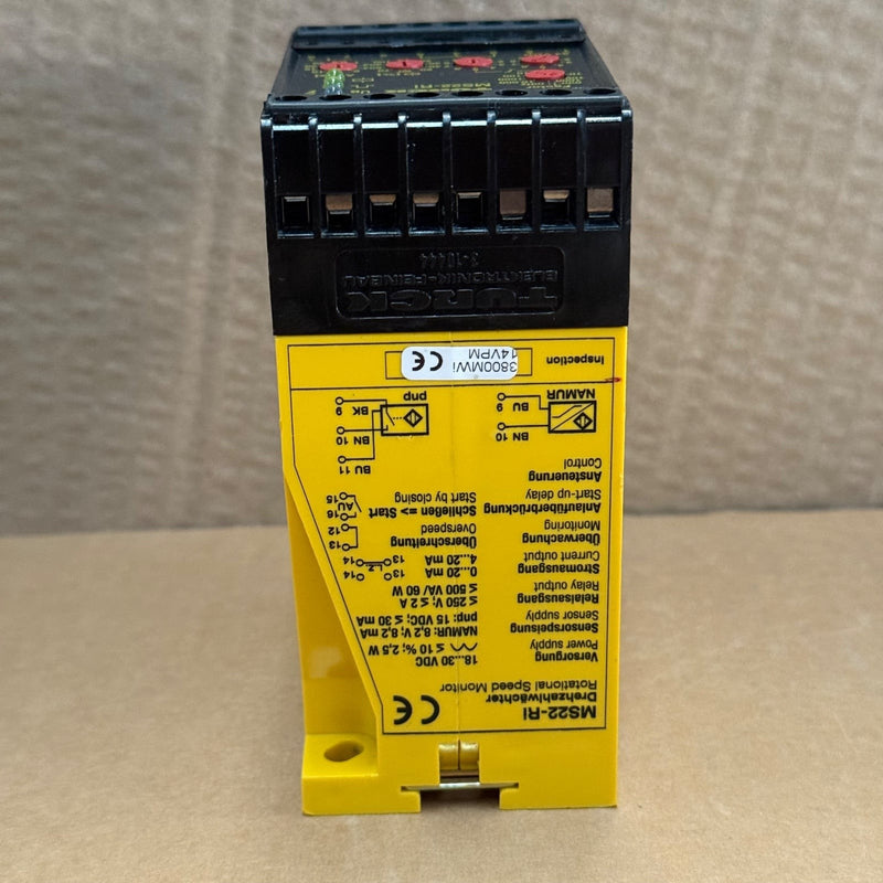 Turck – MS22-RI – Rotational Speed Monitor / Frequency-to-Current Converter