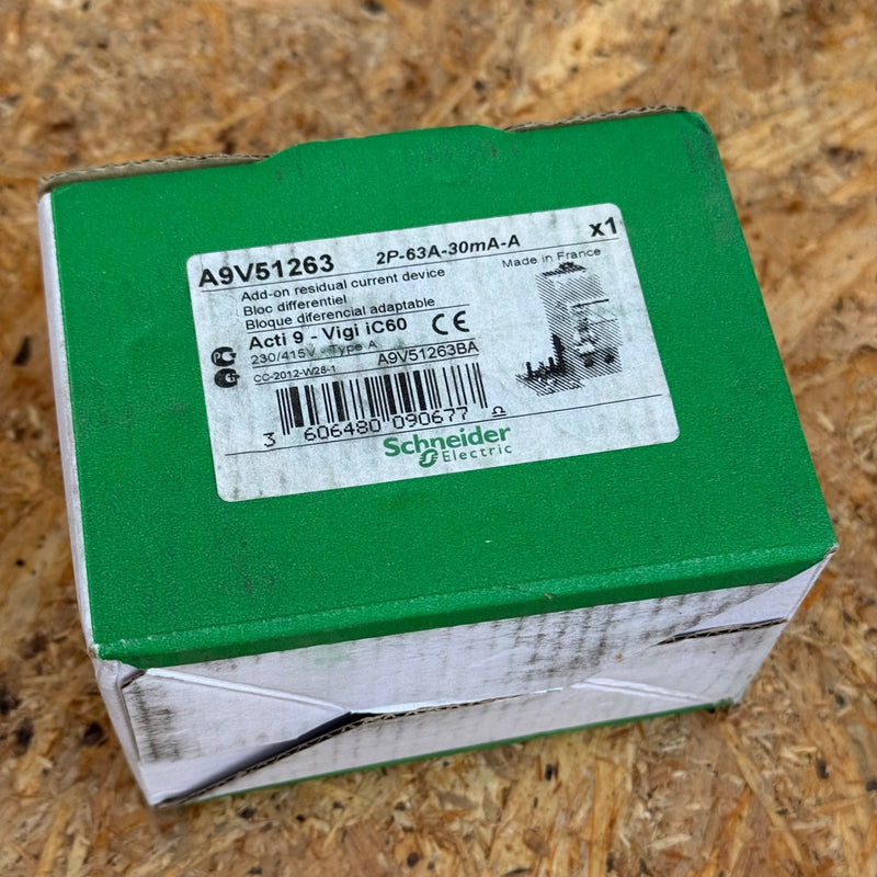 Schneider Electric – A9V51263 – Earth Leakage Residual Current Device
