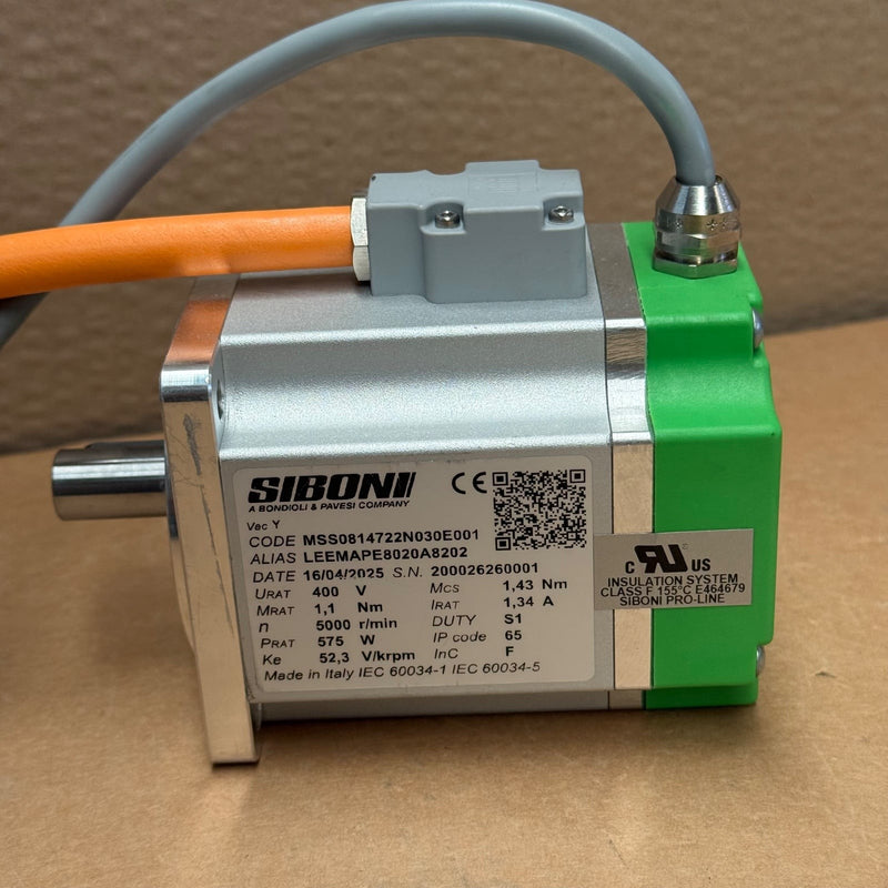 Siboni – MSS0814722N030E001 (LEEMAPE8020A8202) – Brushless AC Servo Motor