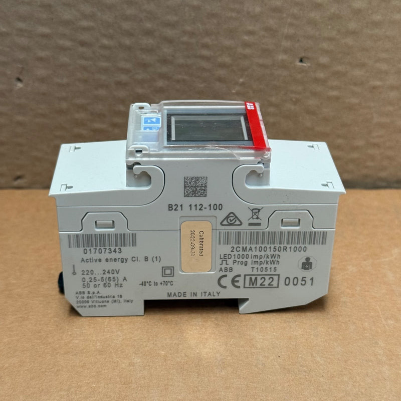 ABB – 2CMA100150R1000 (B21 112-100) – Single-Phase Direct Connected Energy Meter