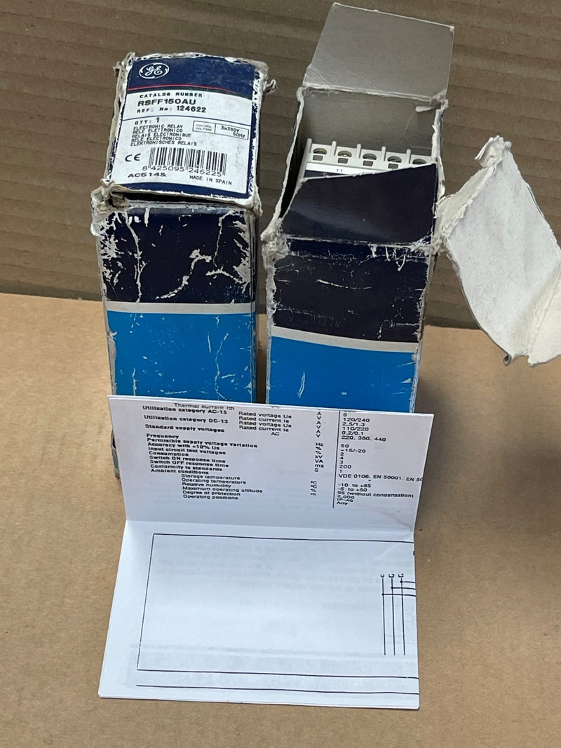 GE – RSFF150AU – Phase Failure / Sequence Protection Relay (380 V AC)