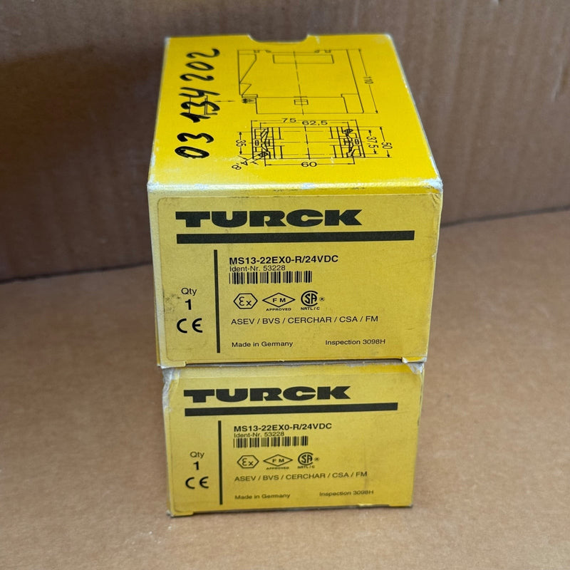 Turck – MS13-22EX0-R/24VDC (53228) – 2CH Isolating Switching Amplifier