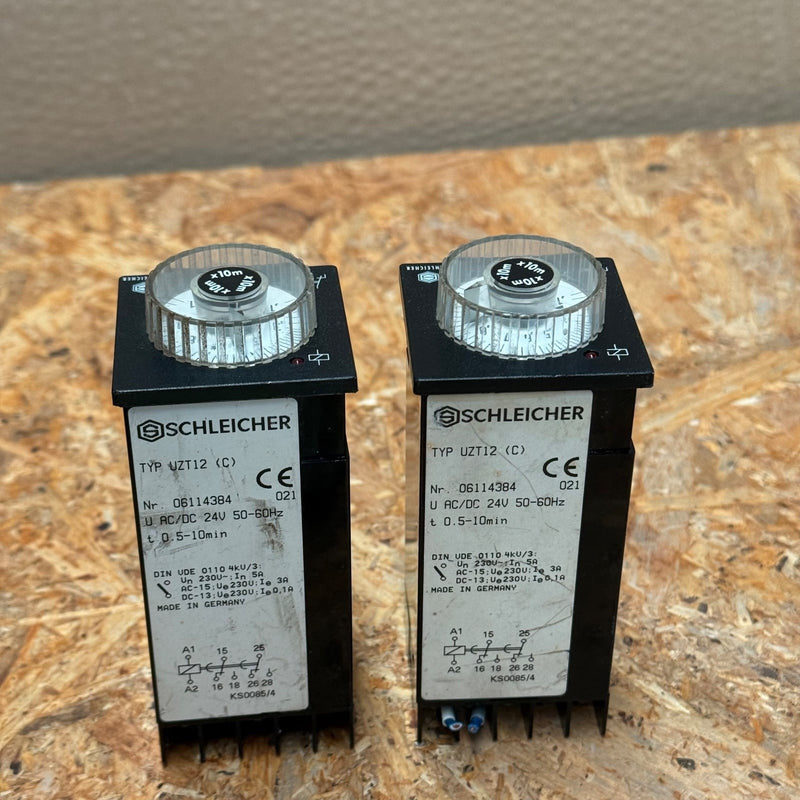Schleicher – UZT12 (C) (Nr. 06114384) – Electronic Timer / Time Delay Relay