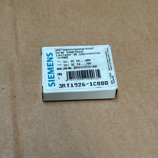 10PCs Siemens – 3RT1926‑1CB00 – Surge Suppressor / RC Element for Contactor