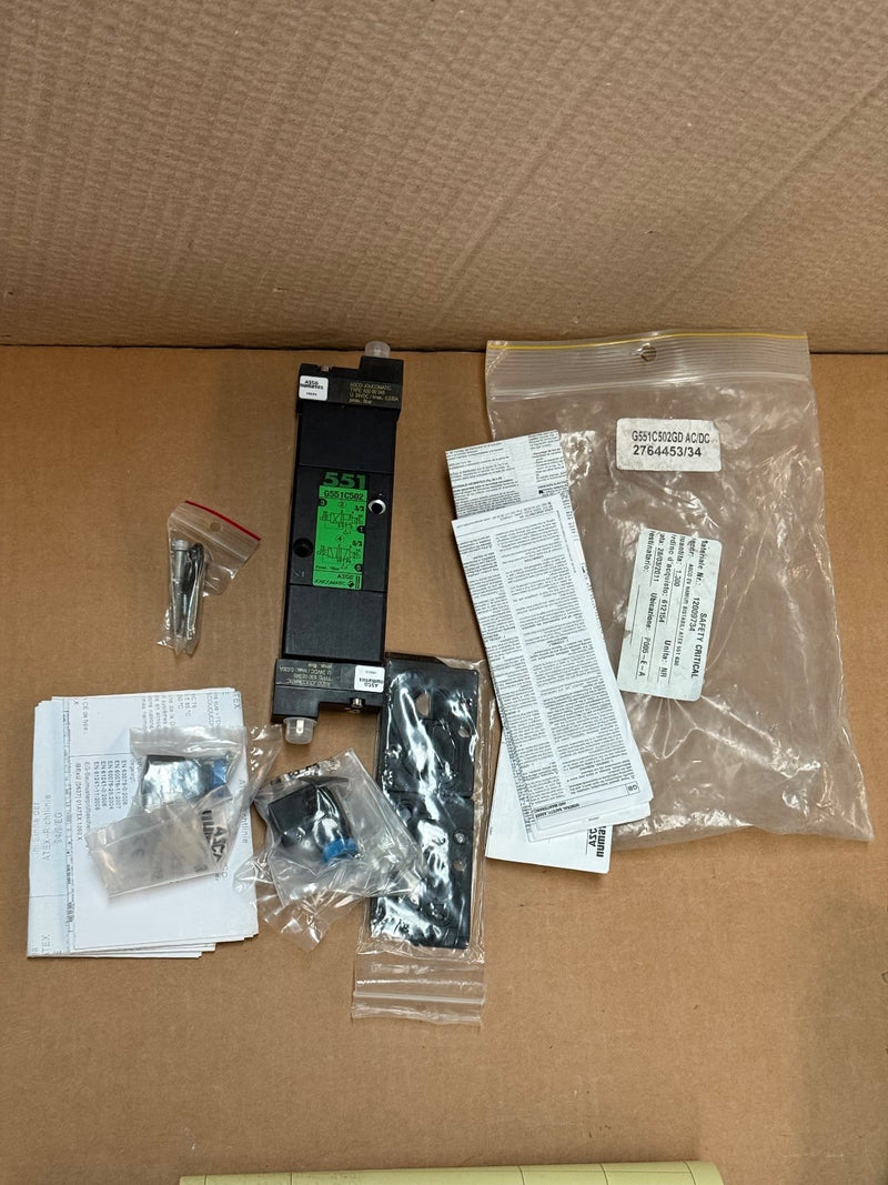 ASCO – G551C502GD – Series 551 Pneumatic Solenoid Operated Spool Valve